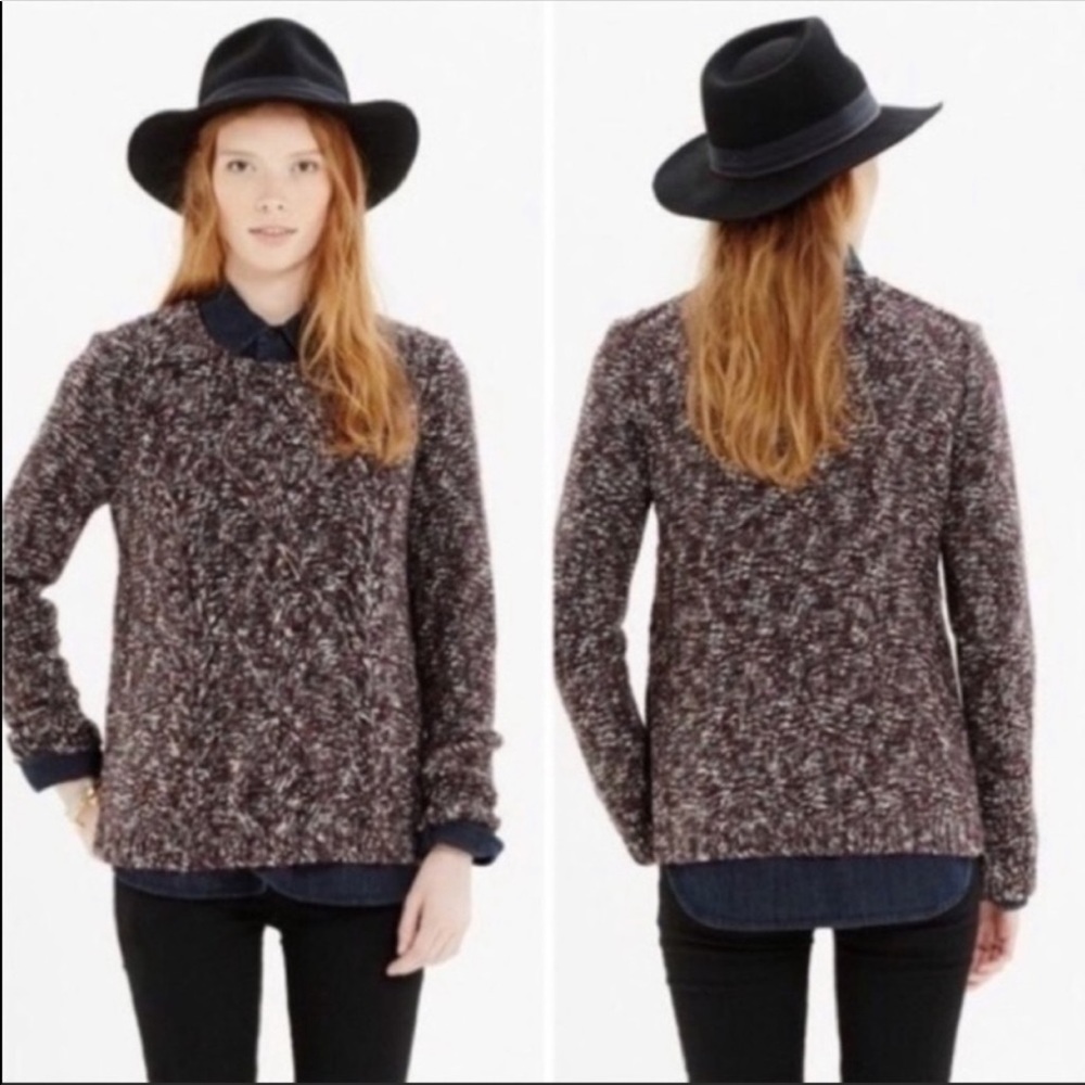 Madewell ‘Firelight’ Marled Pullover Sweater, S